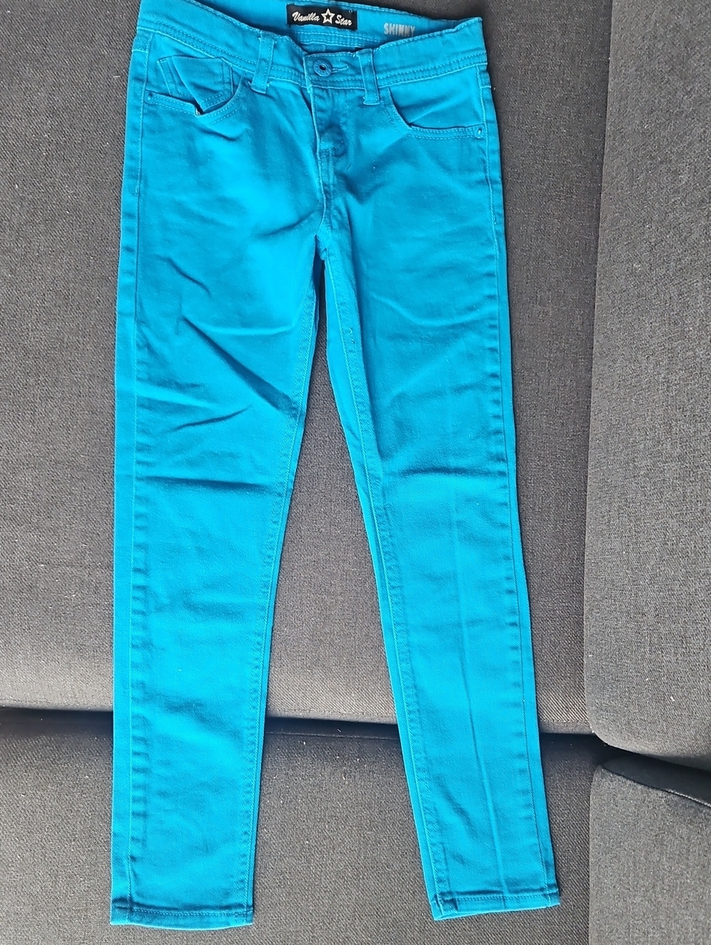 Vanilla Star Teal Blue Skinny Jeans
